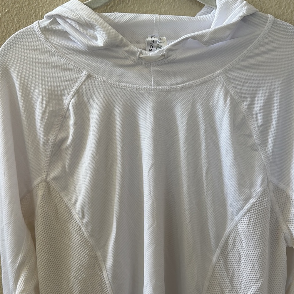 Fabletics White Alecia Performance Hooded Pullove… - image 7